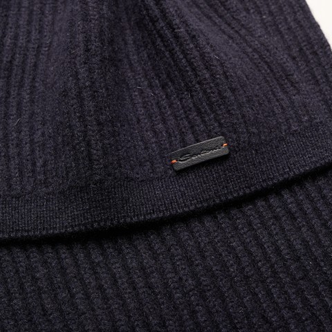 Blue cashmere scarf - Santoni - 4