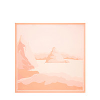 Orange silk scarf - Santoni - 1