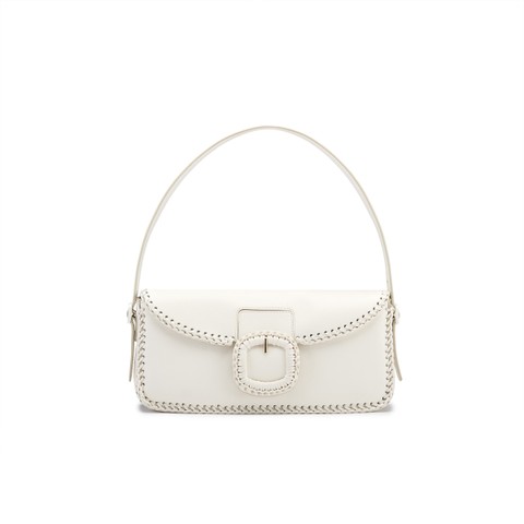 White leather shoulder bag - Santoni - 1