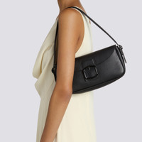 Black leather shoulder bag - Santoni - 2