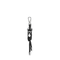 Black leather knot charm - Santoni - 1