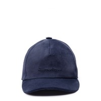 Blue suede baseball cap - Santoni - 1