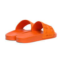 Men's orange rubber sandal - Santoni - 2