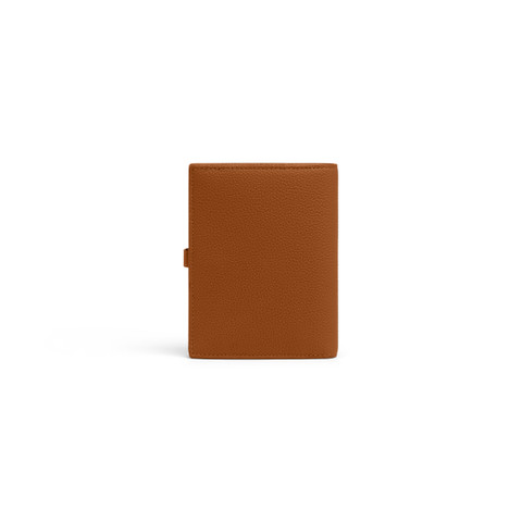Light brown tumbled leather wallet with coin pocket - Santoni - 3
