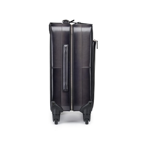 Black leather travel suitcase - Santoni - 2