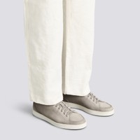 Sneakers Santoni Off-duty de nubuck beige para hombre - Santoni - 2