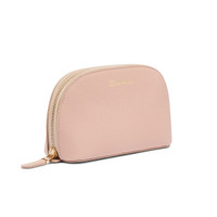 Pink tumbled leather pouch - Santoni - 2