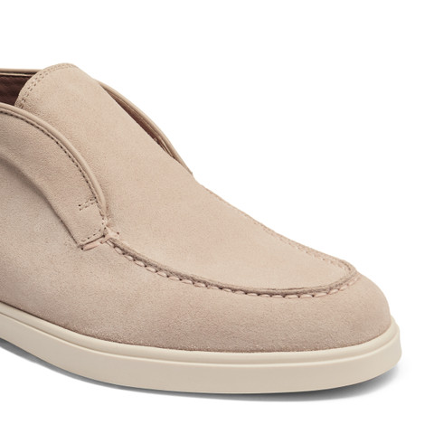 Women&rsquo;s pink suede desert boot - Santoni - 6