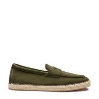 Men's green suede espadrillas - Santoni - 1