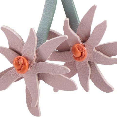Pink leather Santoni Edelweiss tassels - Santoni - 2