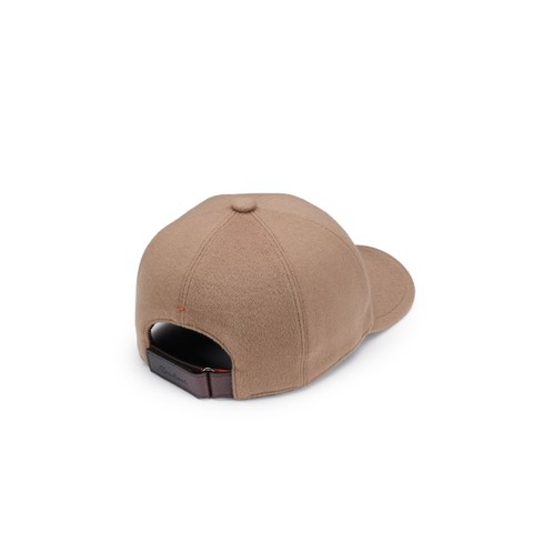 Beige cashmere baseball hat - Santoni - 4