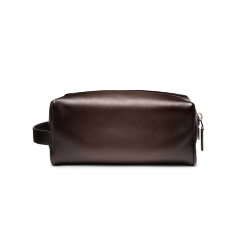 Brown leather pouch - Santoni - 3