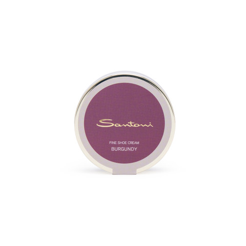 Burgundy shoe cream - Santoni - 4