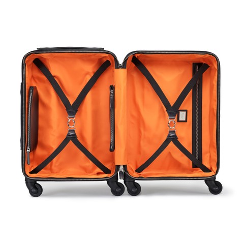 Black leather travel suitcase - Santoni - 5