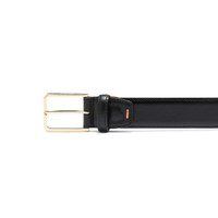Grey leather adjustable belt - Santoni - 2