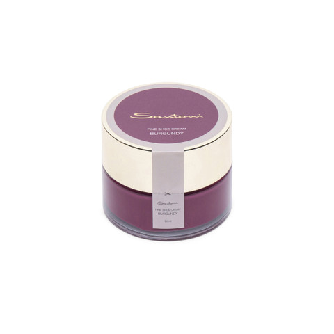 Burgundy shoe cream - Santoni - 2