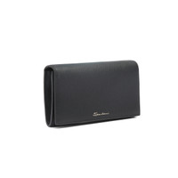 Black leather crossbody bag - Santoni - 2