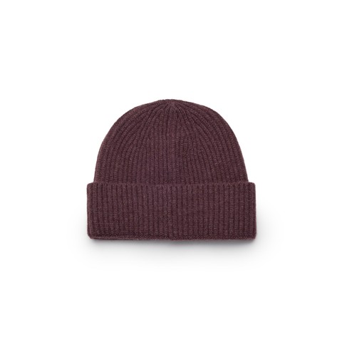Berretto in cashmere bordeaux - Santoni - 2
