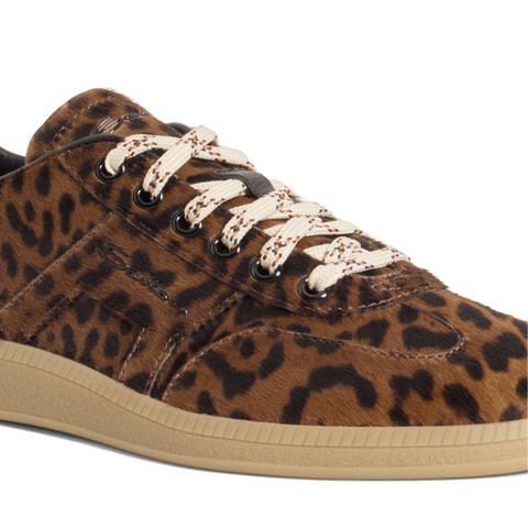Women's animal-print cavallino DBS Oly sneaker - Santoni - 5