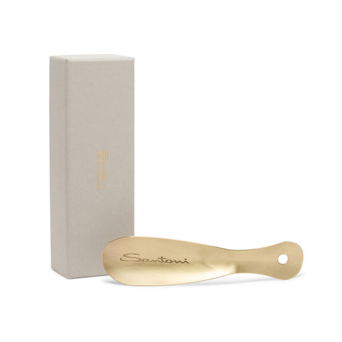 Branded metal shoehorn - Santoni - 1