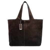 Dark brown suede shoulder bag - Santoni - 1