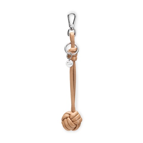 Light brown leather sphere charm - Santoni - 1