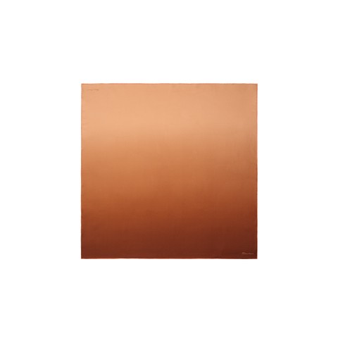 Orange silk scarf - Santoni - 1