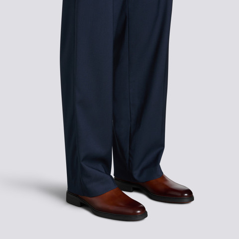 Men's dark brown leather Easy boot - Santoni - 2