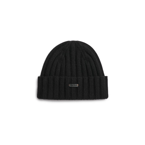 Black cashmere beanie - Santoni - 1