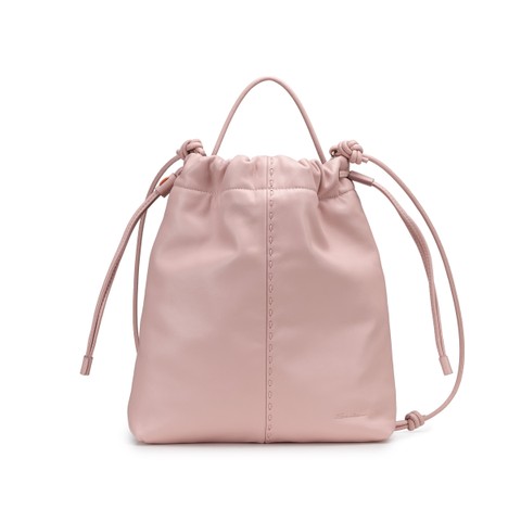 Pink leather crossbody bag - Santoni - 1