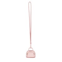 Pink leather bag charm - Santoni - 1