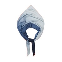 Blue silk scarf - Santoni - 2