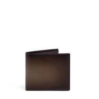 Dark brown leather wallet - Santoni - 1