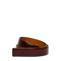 Brown leather belt strap - Santoni - 1