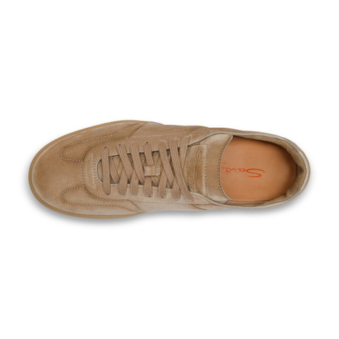 Men's beige suede DBS Oly sneaker - Santoni - 5