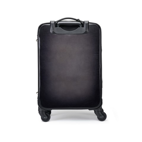 Black leather travel suitcase - Santoni - 4