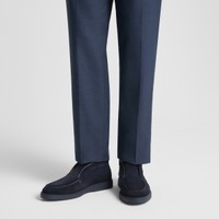 Men&rsquo;s blue suede desert boot - Santoni - 2
