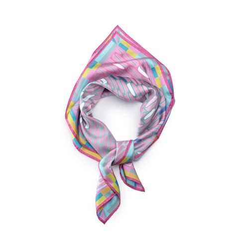 Pink silk scarf - Santoni - 2
