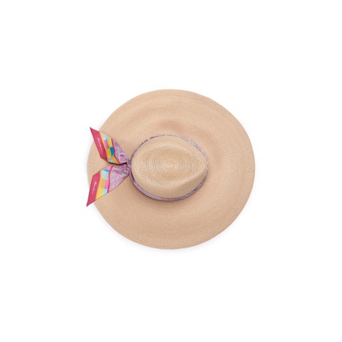 Beige raffia hat - Santoni - 3