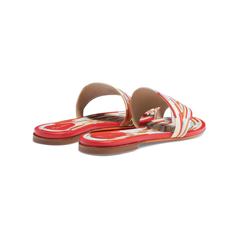 Mehrfarbige Sandalen für Damen aus Leder - Santoni - 4