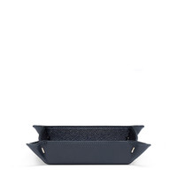 Blue saffiano leather change tray - Santoni - 1