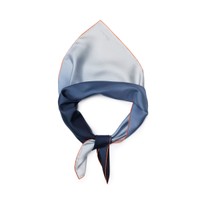 Blue cashmere and silk scarf - Santoni - 2