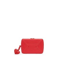 Red leather crossbody bag - Santoni - 1