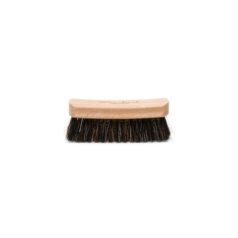 Medium wooden brush with mixed brass and horsehair bristles - Santoni - 4