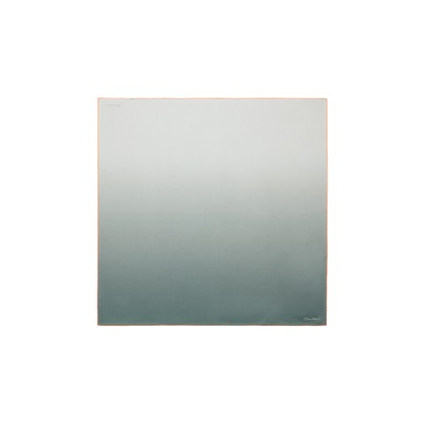 Grey cashmere and silk scarf - Santoni - 1