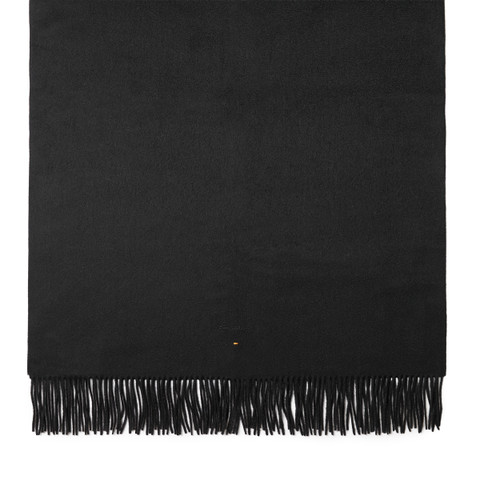 Black cashmere scarf - Santoni - 3