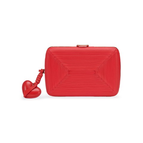 Red leather crossbody bag - Santoni - 1
