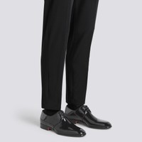 Men's black patent leather Derby shoe - Santoni - 2