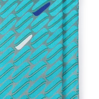 Light blue silk bandeaux - Santoni - 2