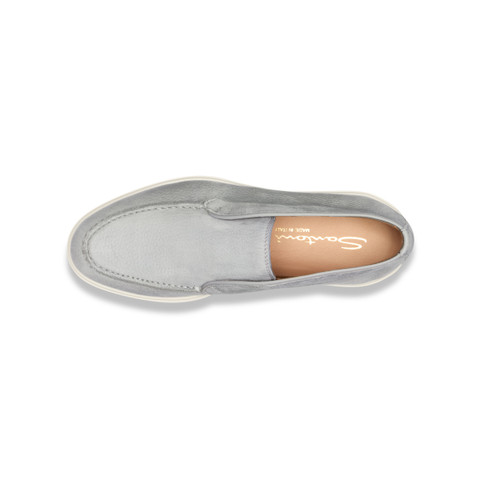 Women&rsquo;s grey nubuck desert boot - Santoni - 5